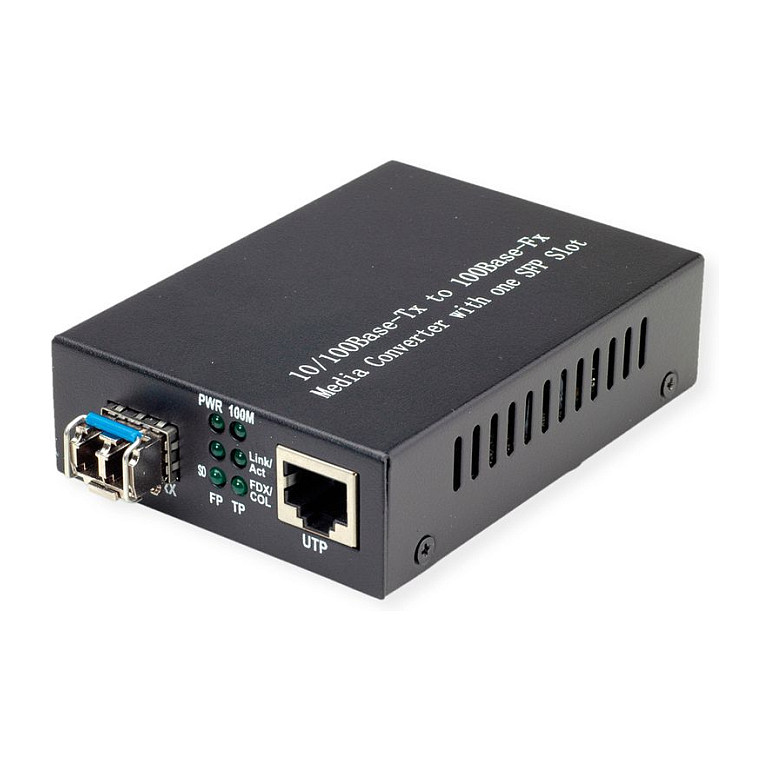 Mrežni media konverter VALUE 10/100Base-TX RJ-45 na 100Base-FX LC, Multimode-0