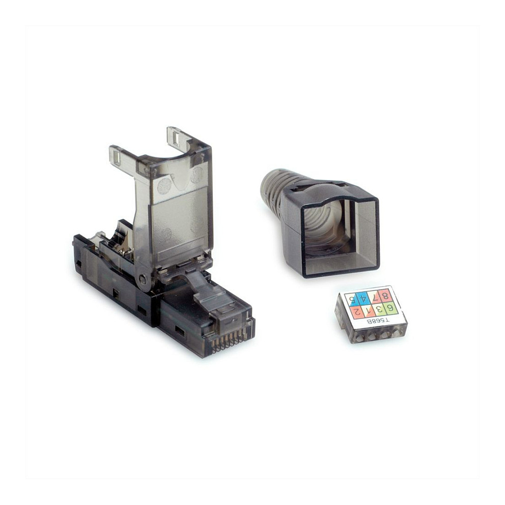 RJ-45 konektor VALUE Field Assembly Cat.6A UTP, bez alata