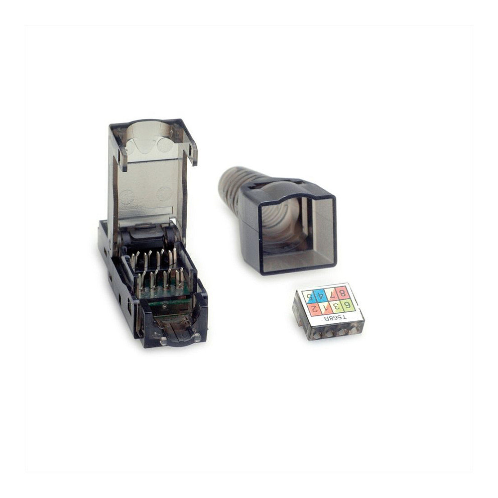 RJ-45 konektor VALUE Field Assembly Cat.6A UTP, bez alata-6