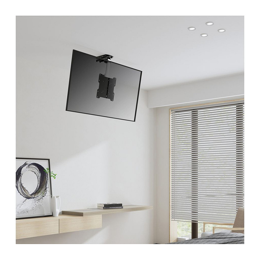 Stropni nosač za TV VALUE 17.99.1186, 17"-37", do 20kg, VESA 200x200-8