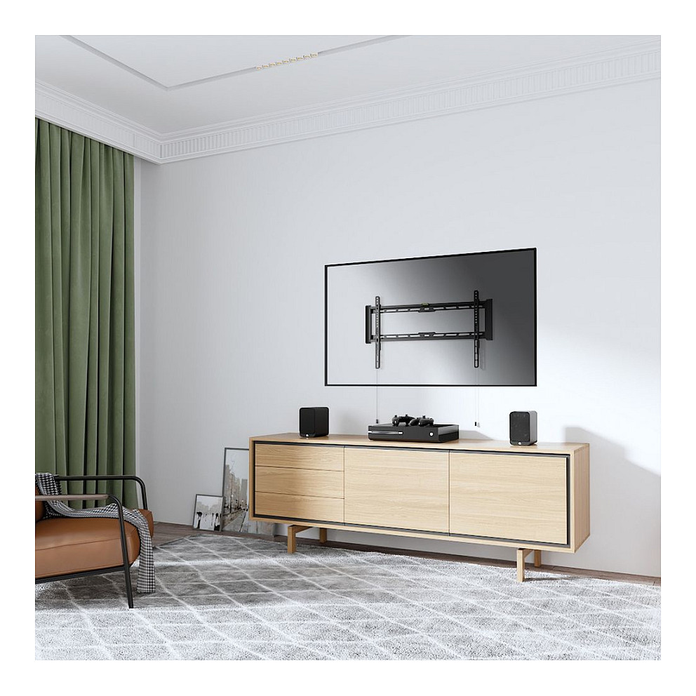 Zidni nosač za TV VALUE 17.99.1222, fiksni, 37"-80", do 75kg-1