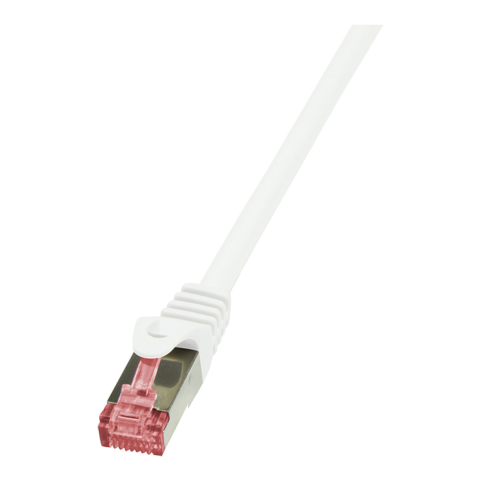 Patch kabel LOGILINK CP2012S Cat.6 S/FTP PIMF, 0.5m, Bijeli-0