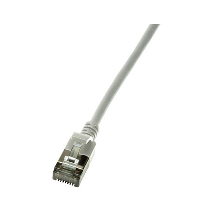 Mrežni kabel LOGILINK CAT6A U/FTP SlimLine, 0.3m, sivi-0