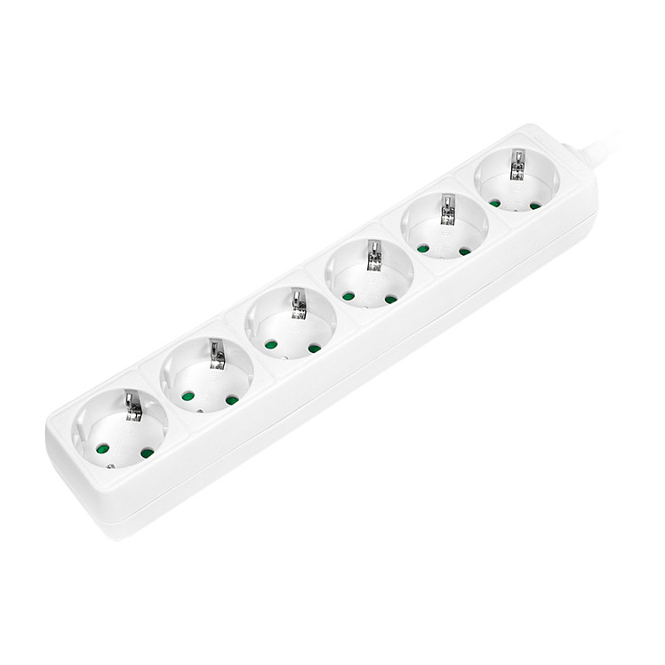 Produžni kabel LOGILINK PA0068, 6 utičnica, sa sklopkom, 1.5m, bijeli-0