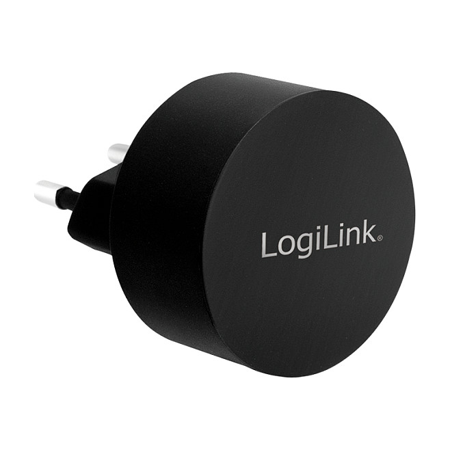 Logilink USB Steckdosenadapter 2port,10.5W,Fast Charging,sch-2