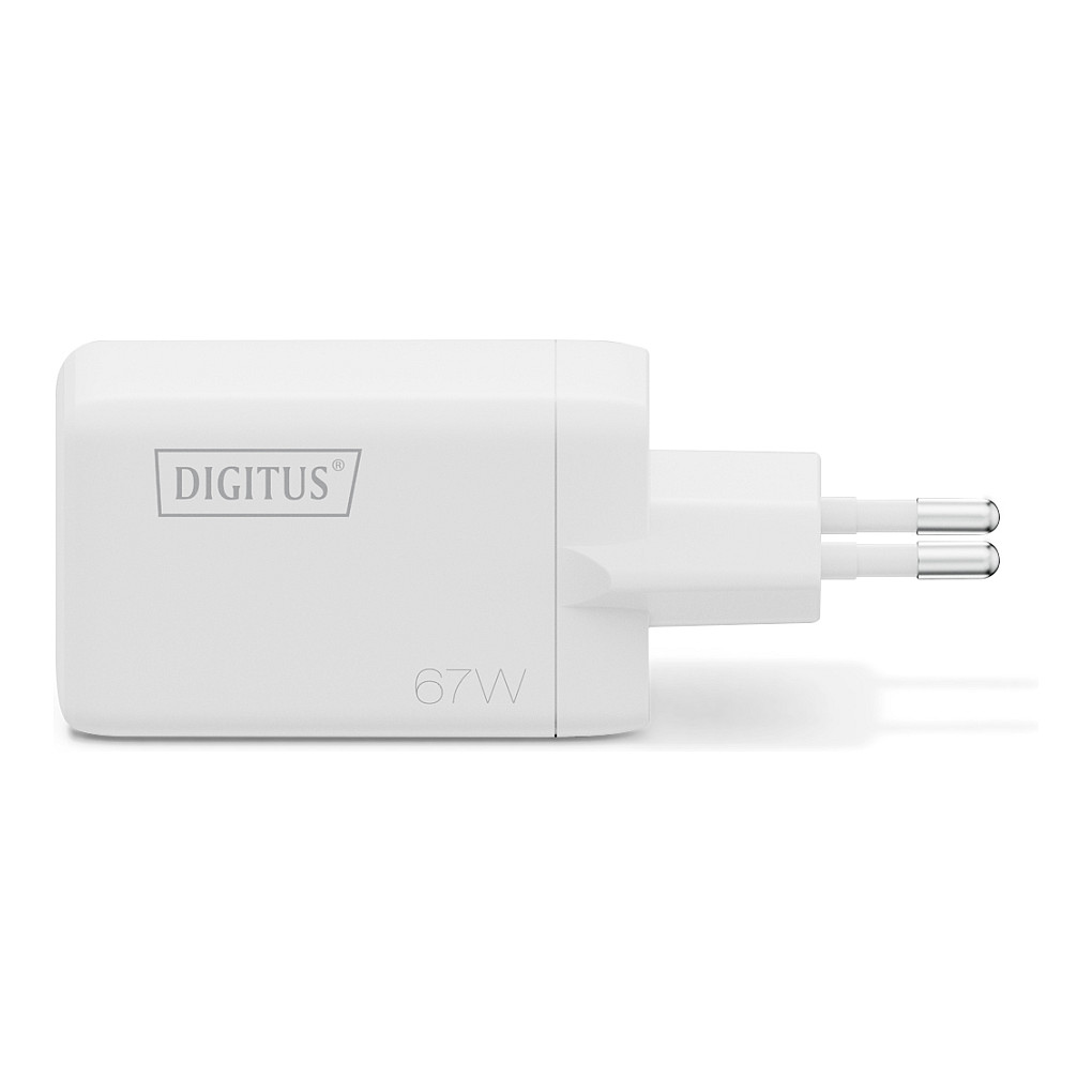 USB Punjač DIGITUS DA-10071, 67W, GaN, 2x USB-C, 1x USB-A-6