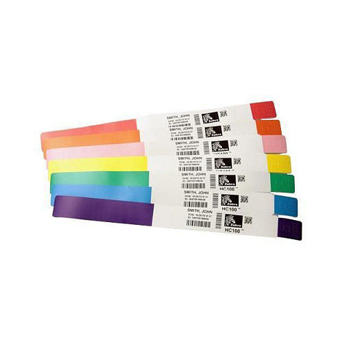 Narukvice za ispis ZEBRA Z-Band Splash, roza, 25.4 x 254 mm, 350 kom/rola