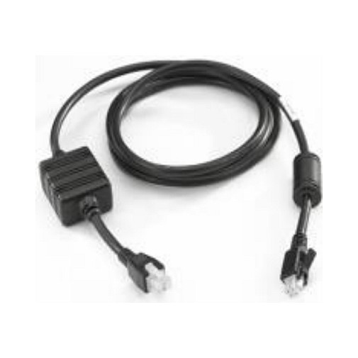 Zebra DC kabel za postolje s 4 utora