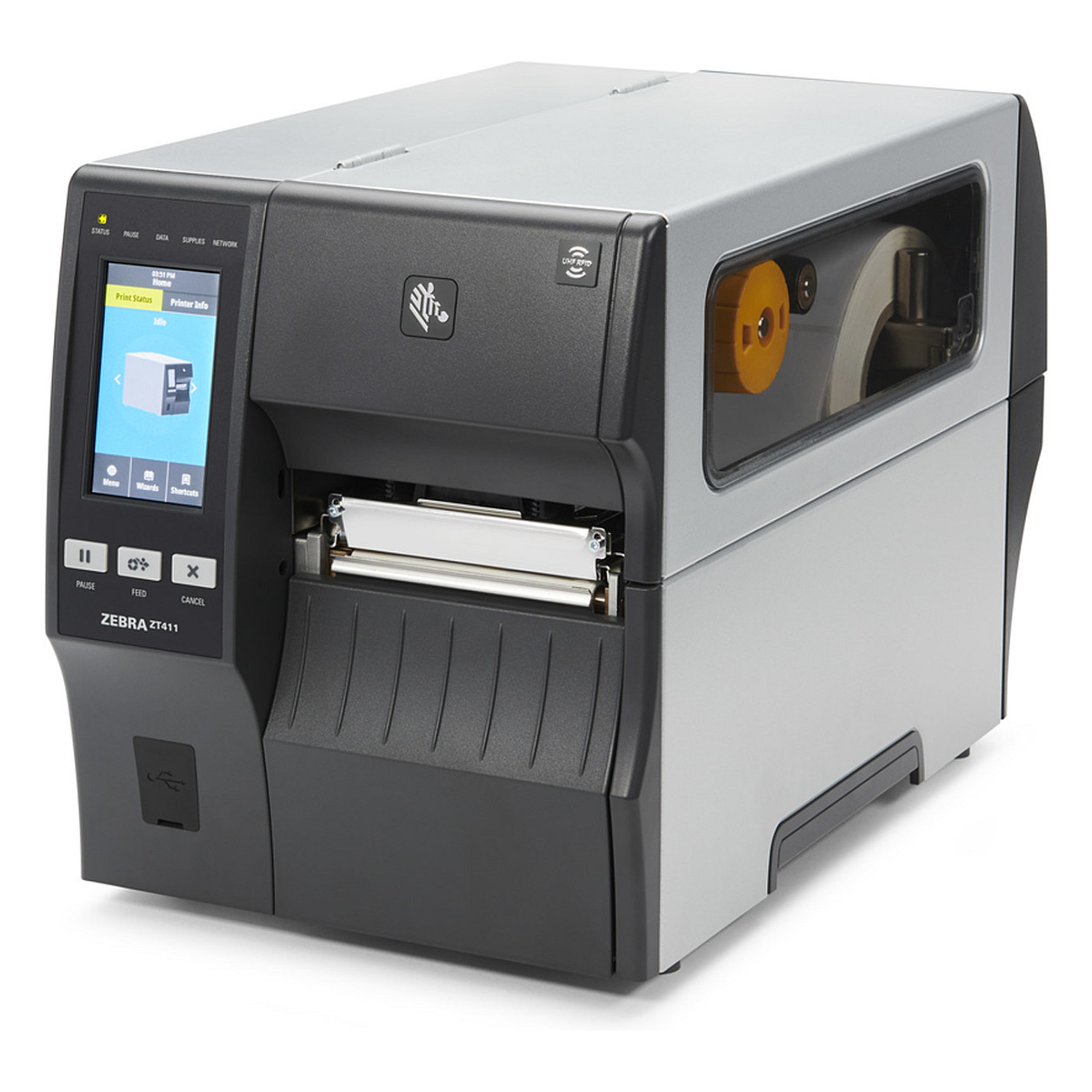 Industrijski printer za naljepnice ZEBRA ZT411 (203dpi, 104mm, USB, LAN, BT, Peeler)-0