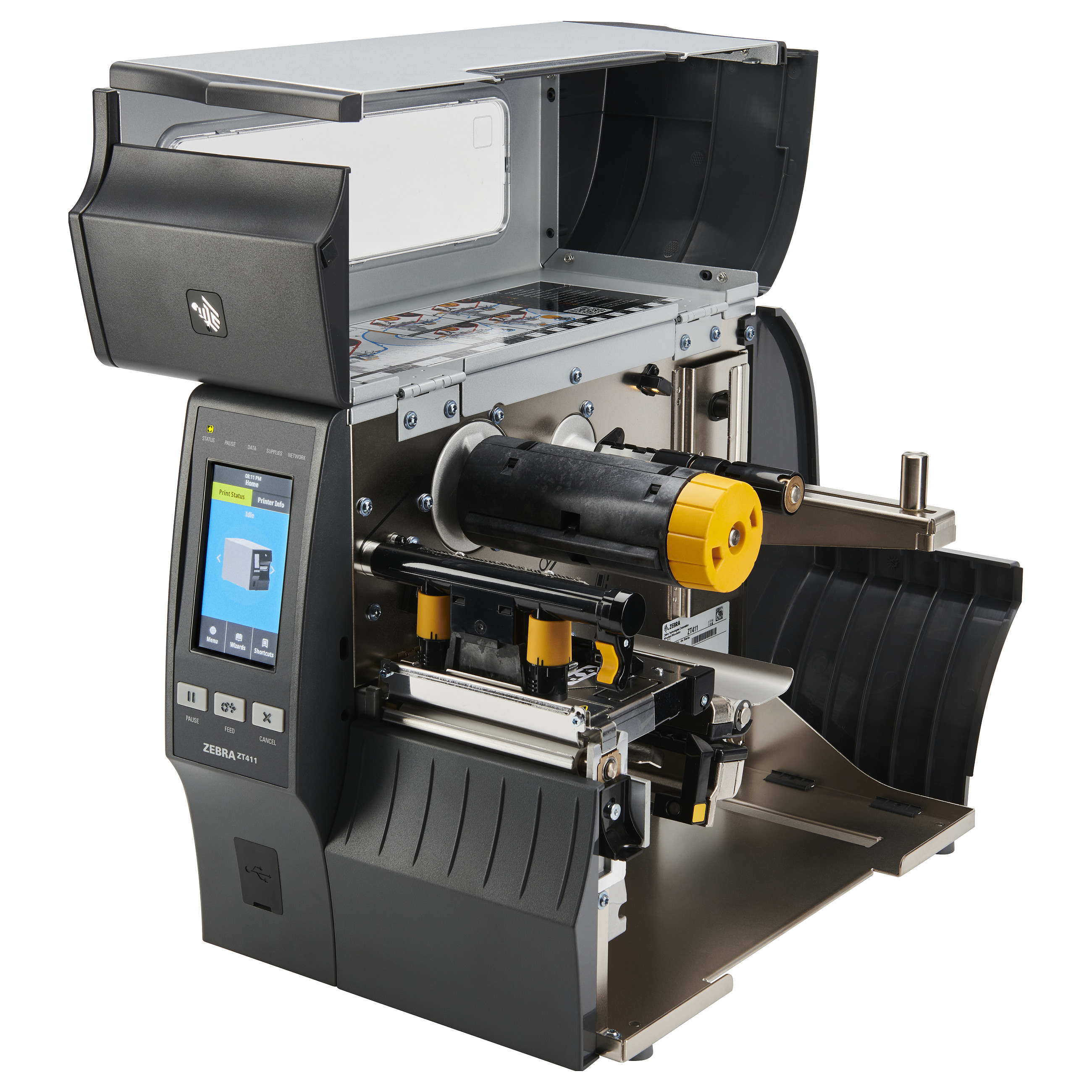 Industrijski printer za naljepnice ZEBRA ZT411 (203dpi, 104mm, USB, LAN, BT, Peeler)-2