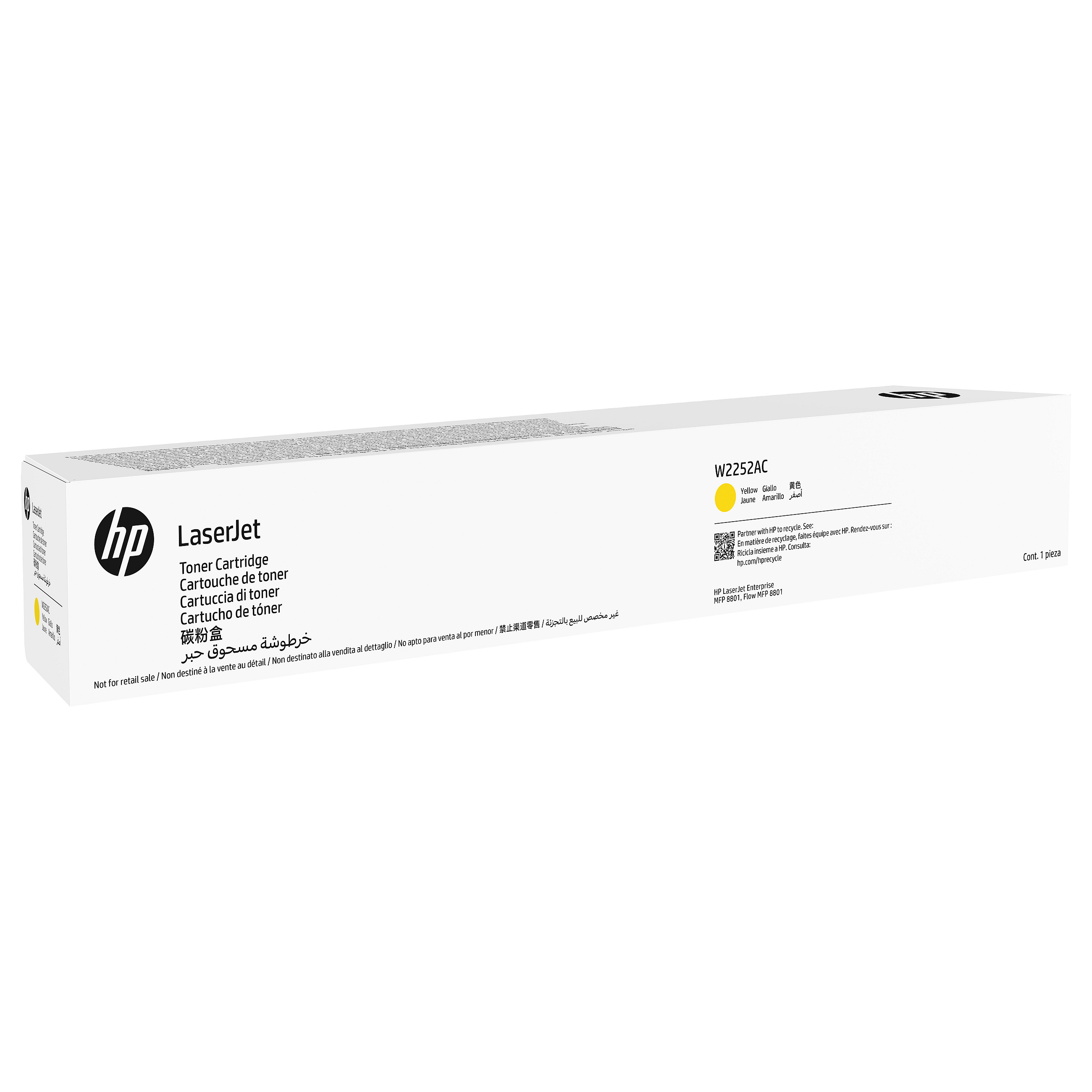 Toner HP W2252AC, žuti-0