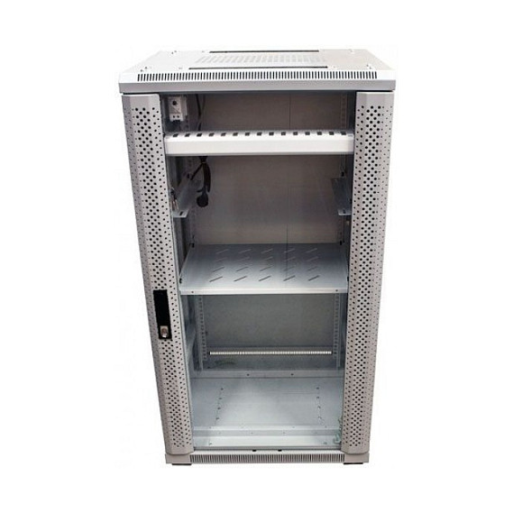 Mrežni ormar ALLNET 19" 12U, 600x800mm, staklena vrata, sivi-0