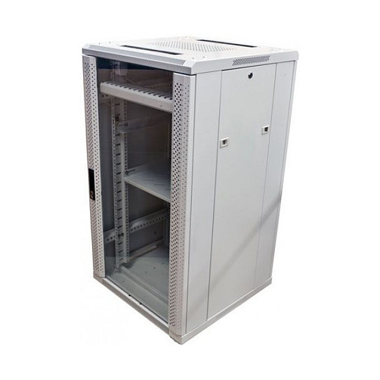 Mrežni ormar ALLNET 19" 12U, 600x800mm, staklena vrata, sivi-2