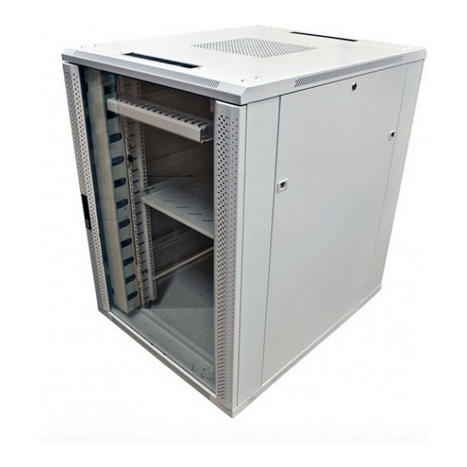 Mrežni ormar ALLNET SNB-Serija 19" 32U, 800x900mm, Staklena vrata, Sivi-2