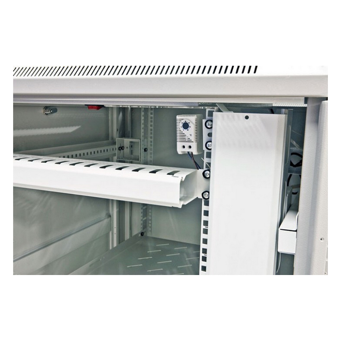 Mrežni ormar ALLNET SNB-Serija 19" 32U, 800x900mm, Staklena vrata, Sivi-6