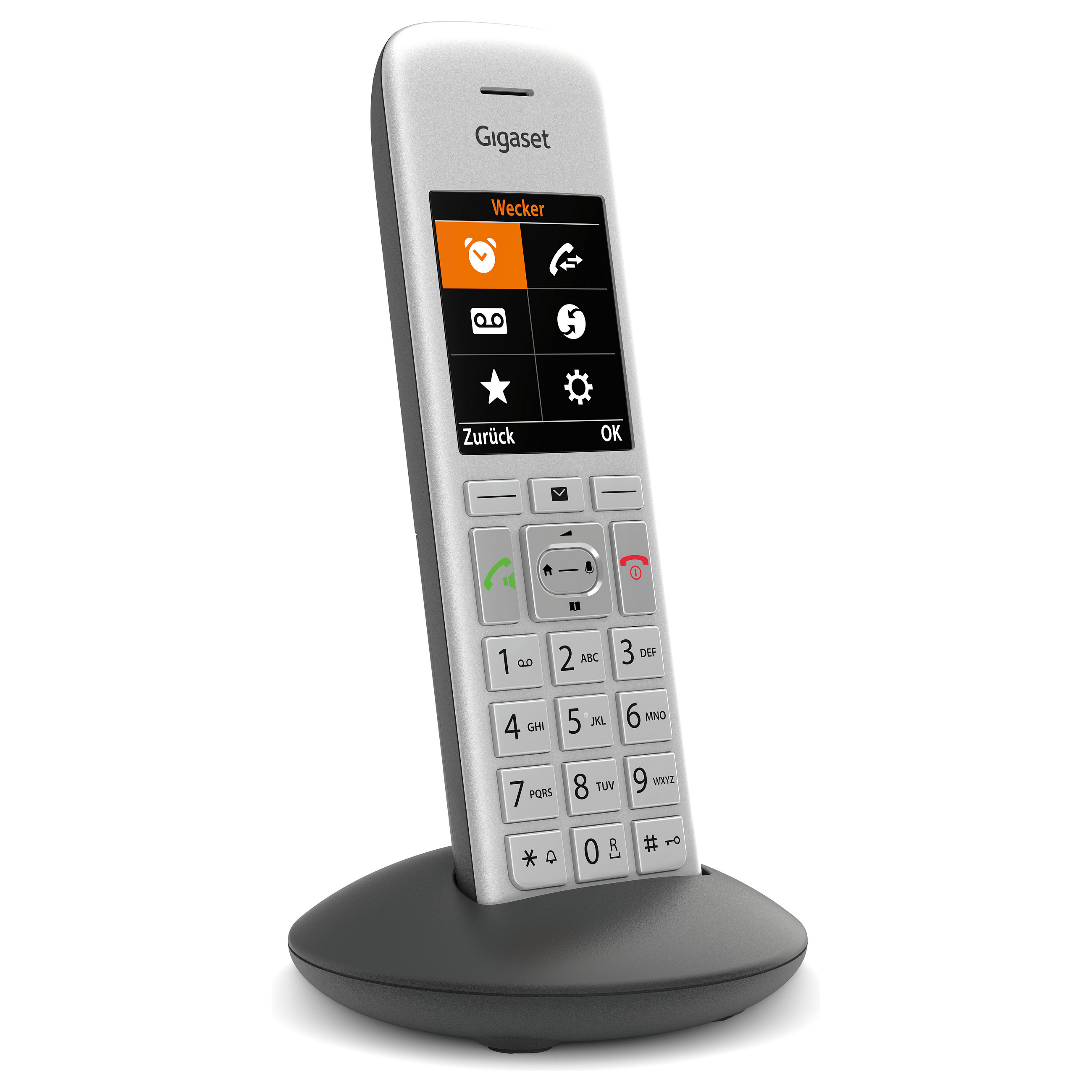 Bežični telefon GIGASET CE575HX, srebrno-crni-2