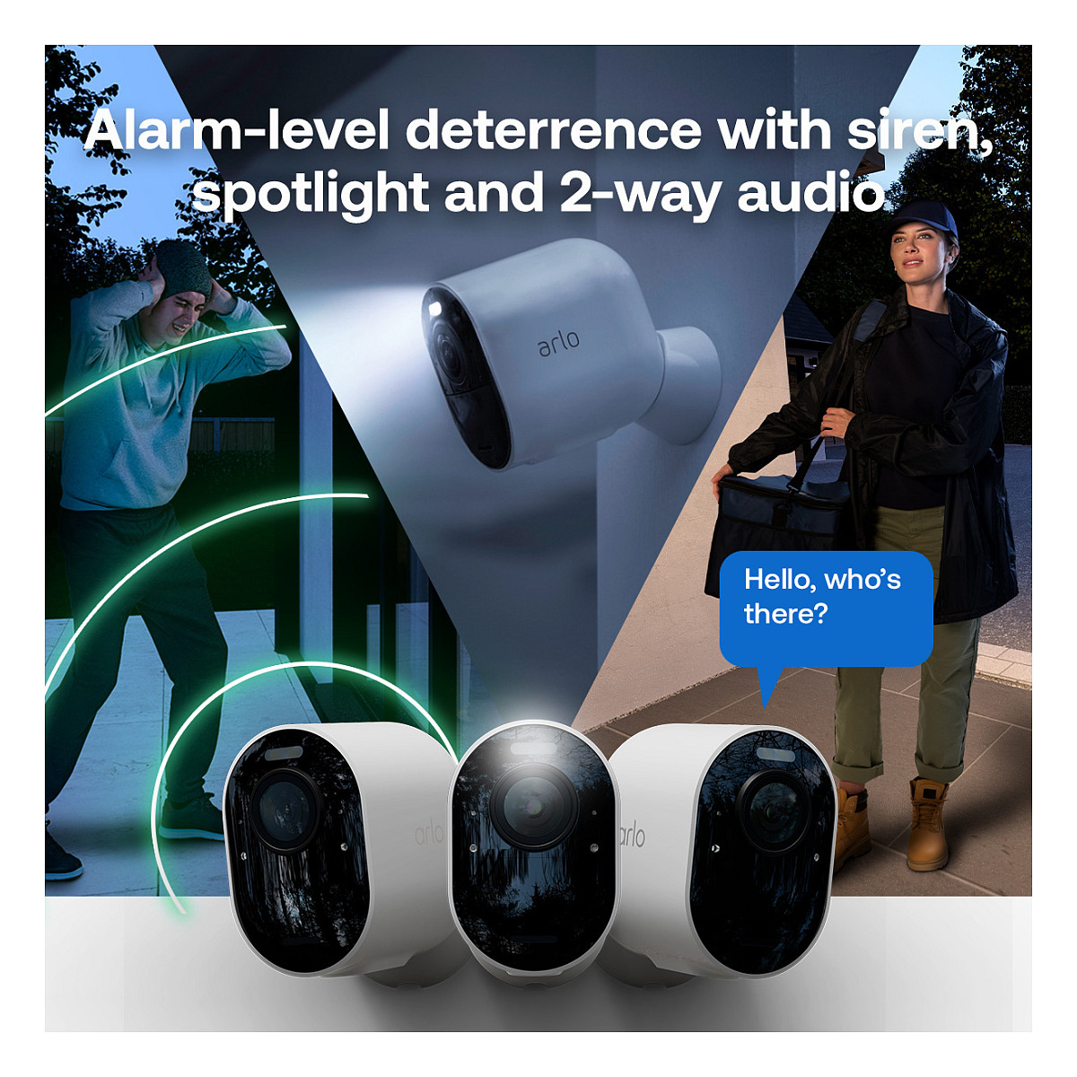 Set nadzornih kamera ARLO Ultra 3 (4K UHD, 3 kamere, 3 solarna panela)-11
