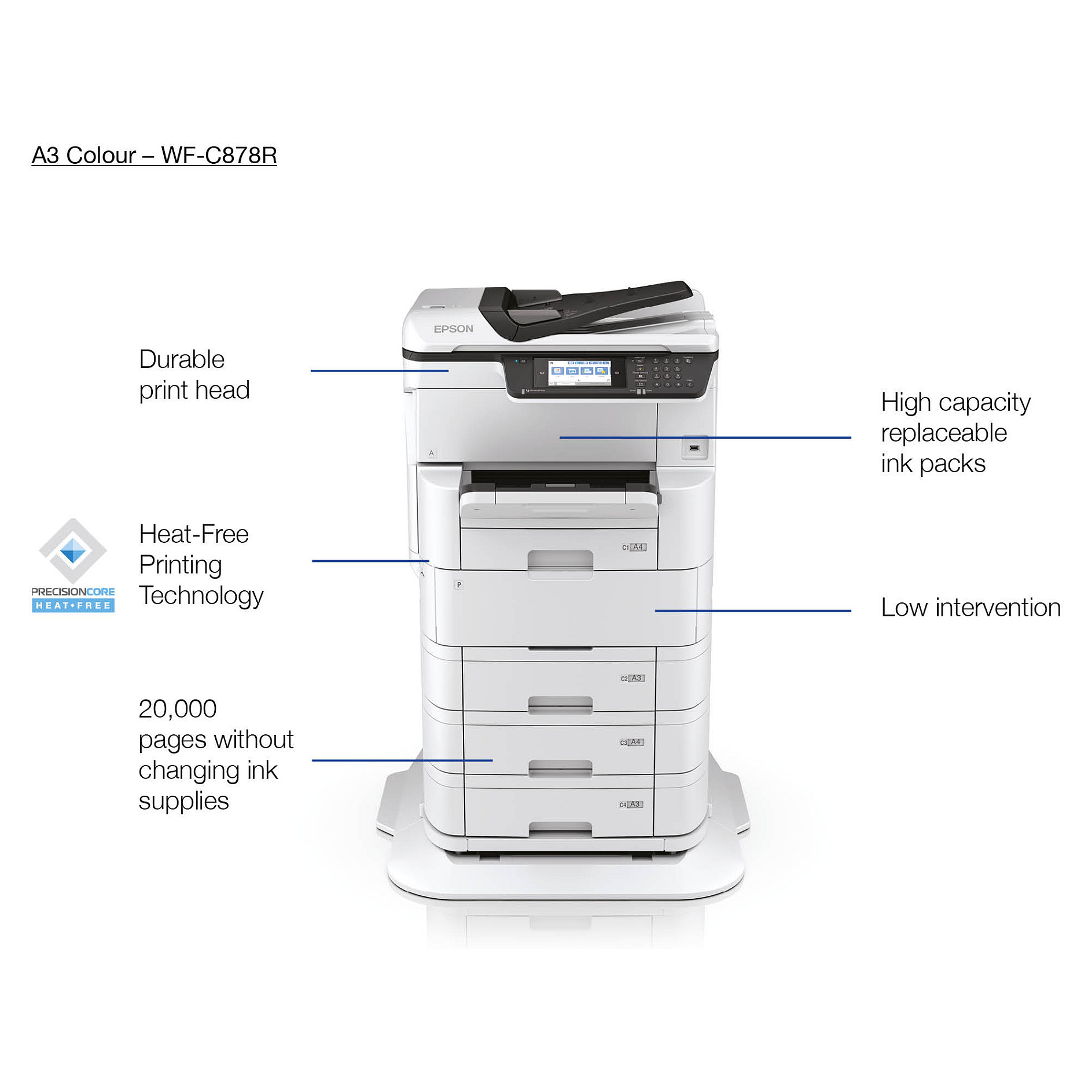 Stalak za printer EPSON za WF-C878R / WF-C879R seriju (C12C933211)-3