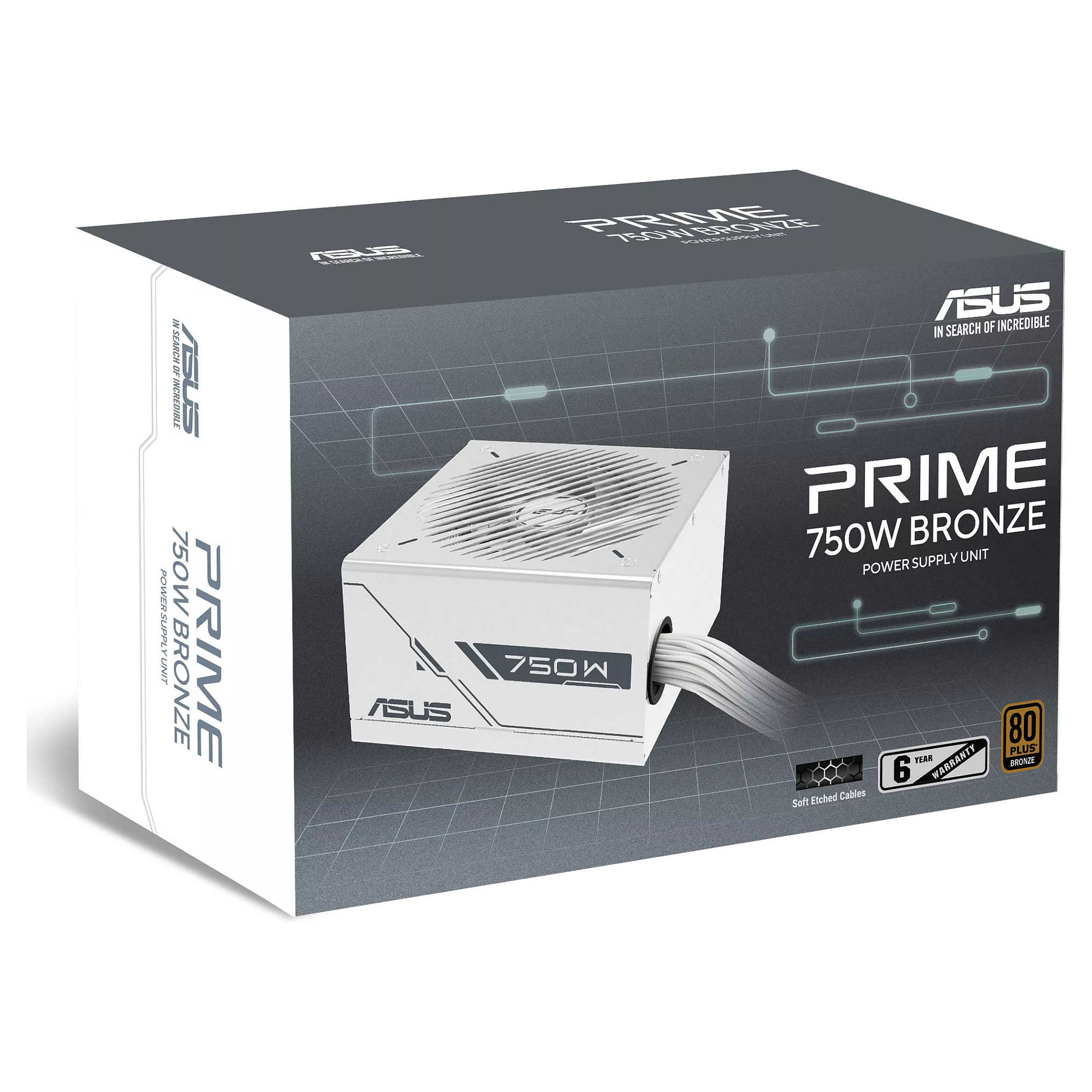 Napajanje za računalo ASUS Prime 750W Bronze White Edition, 80+ Bronze-9