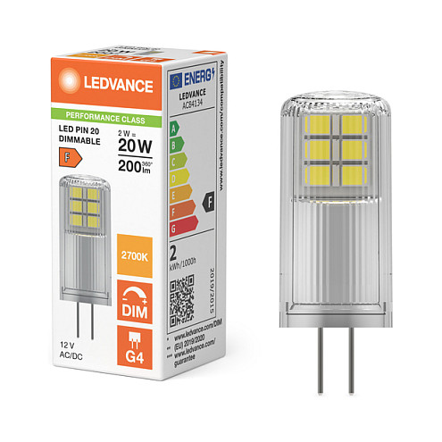LED žarulja OSRAM PIN G4 2.2W (20W), 250lm, 2700K, 12V, prozirna-3