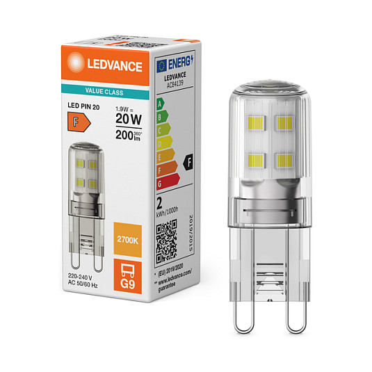 LED žarulja OSRAM STAR PIN G9 1.9W (20W), 2700K, 200lm, prozirna-4