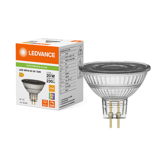 LED Žarulja OSRAM PARATHOM PRO MR16 2.2W (20W) GU5.3 2700K 36° Dimmable-2
