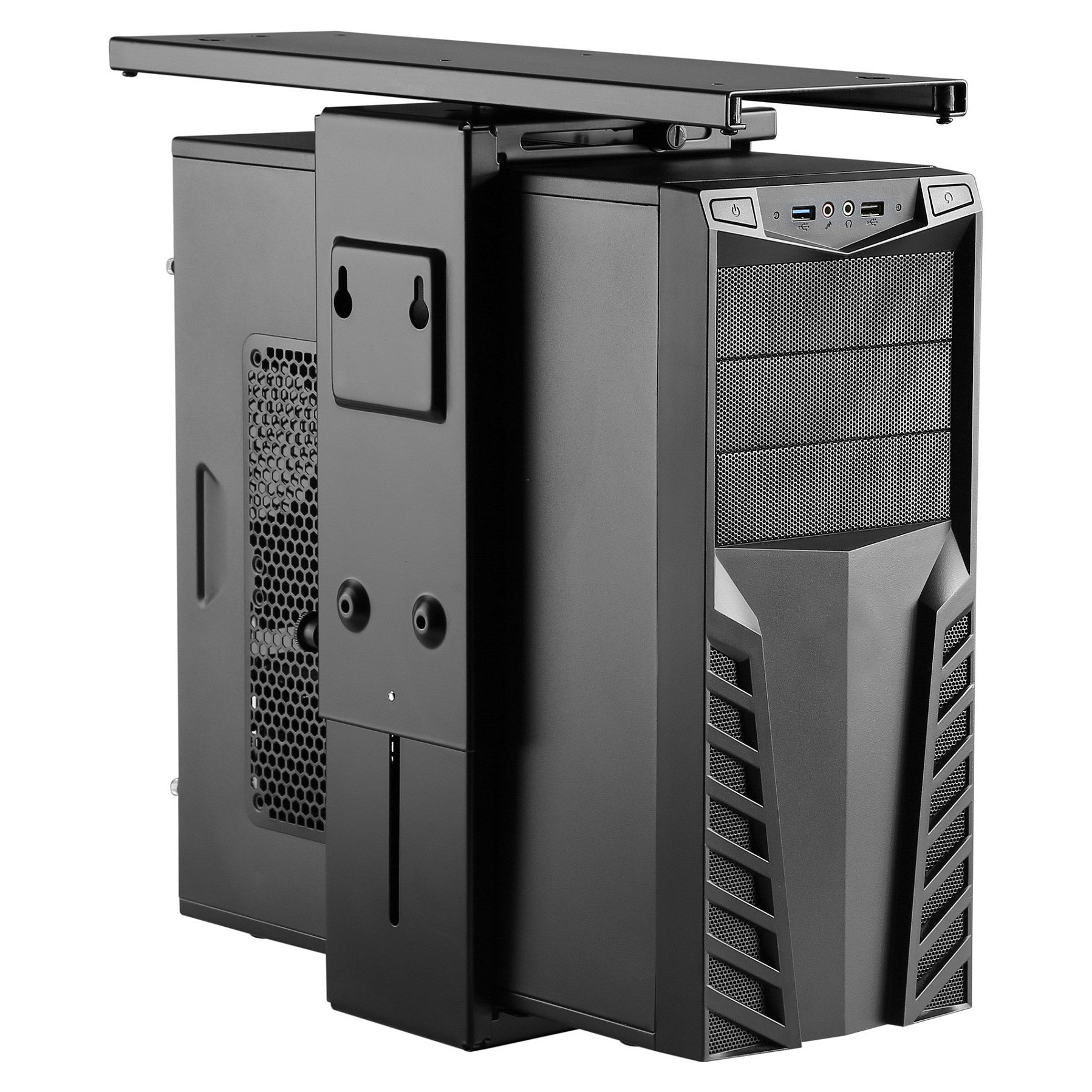 Nosač za PC kućište EQUIP 650600 podesivi podstolni 360° do 10kg-2