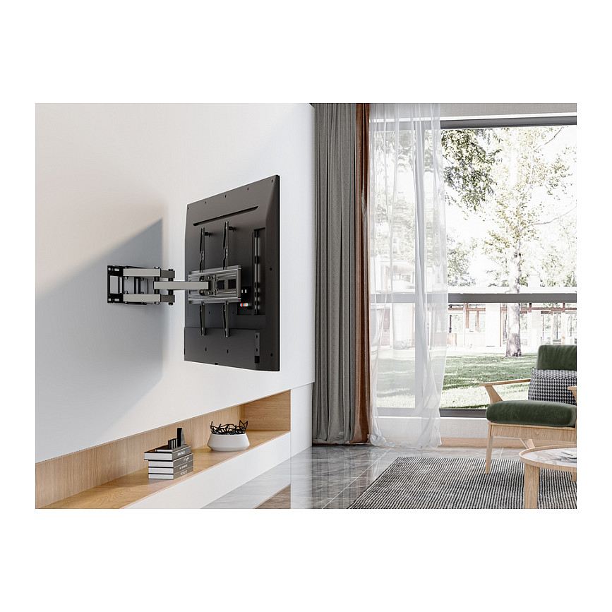 Zidni nosač za TV EQUIP 650616 37"-80" Full-Motion do 40kg-4