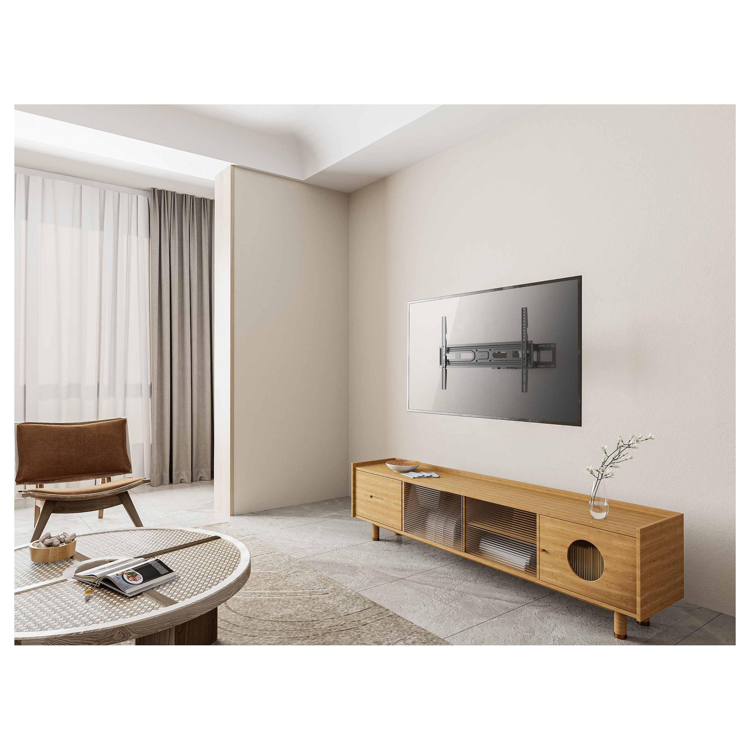 Zidni nosač za TV EQUIP 650616 37"-80" Full-Motion do 40kg-12