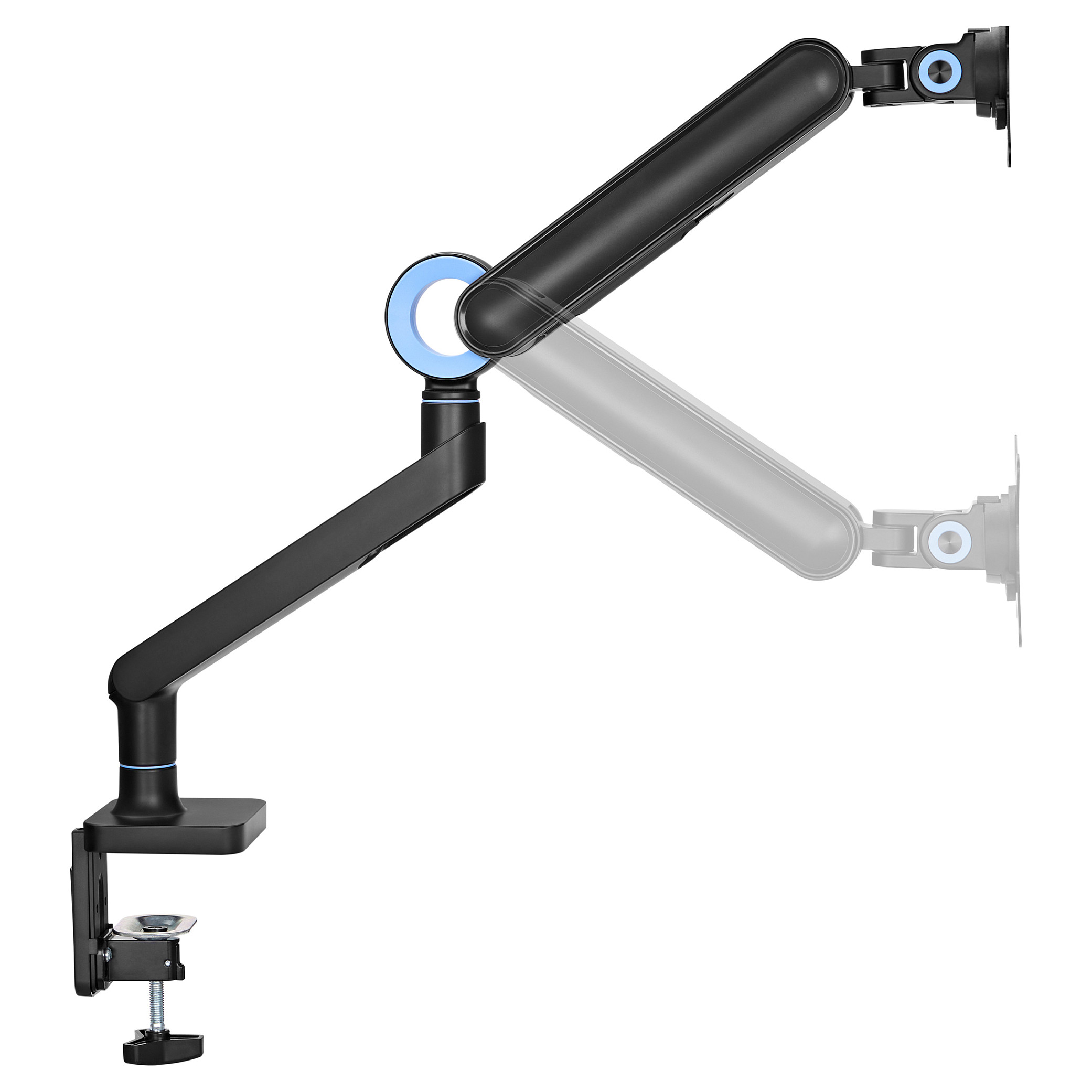 Stolni nosač za monitor EQUIP 650616, 17"-35", do 10.5kg, plinska opruga, crni-3