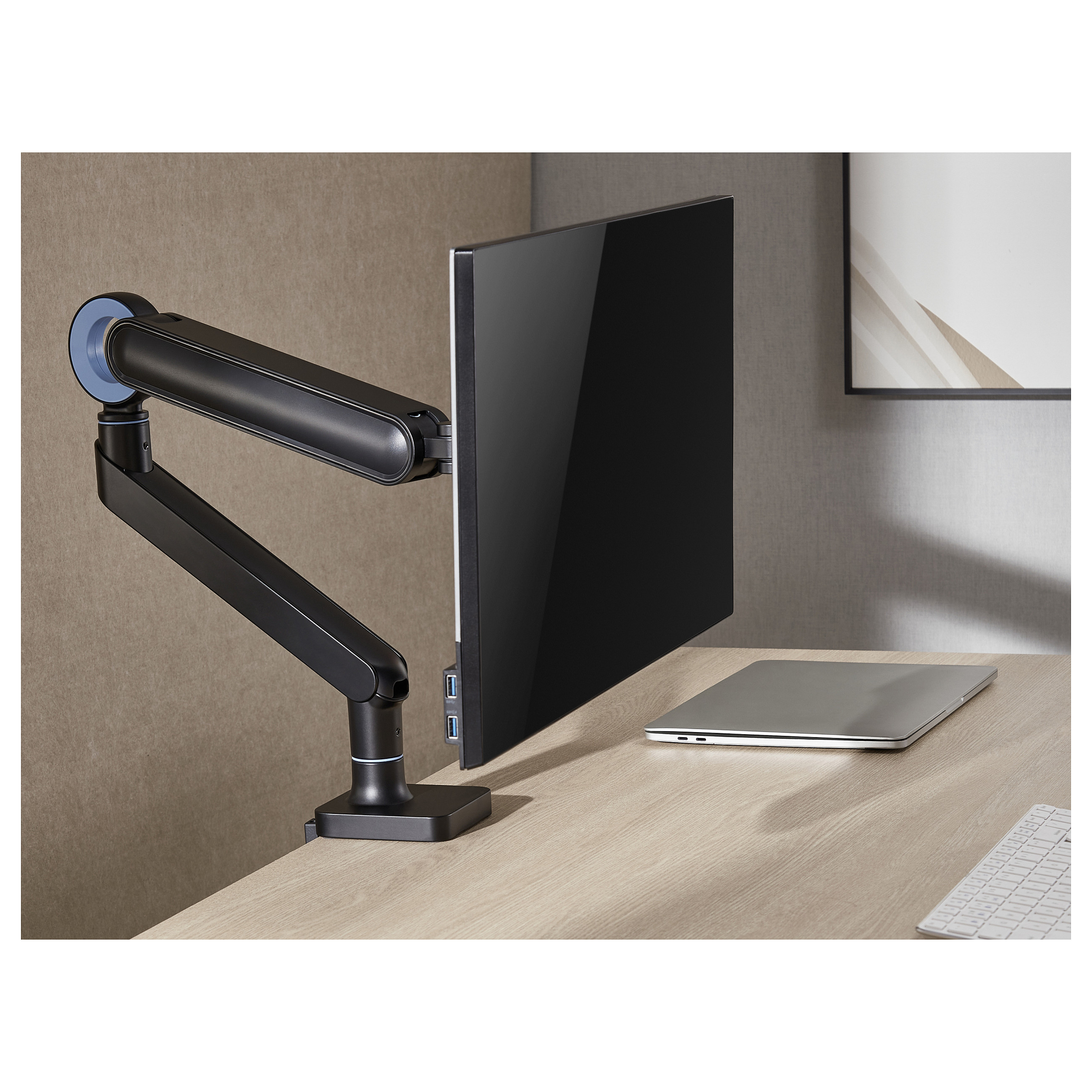 Stolni nosač za monitor EQUIP 650616, 17"-35", do 10.5kg, plinska opruga, crni-8