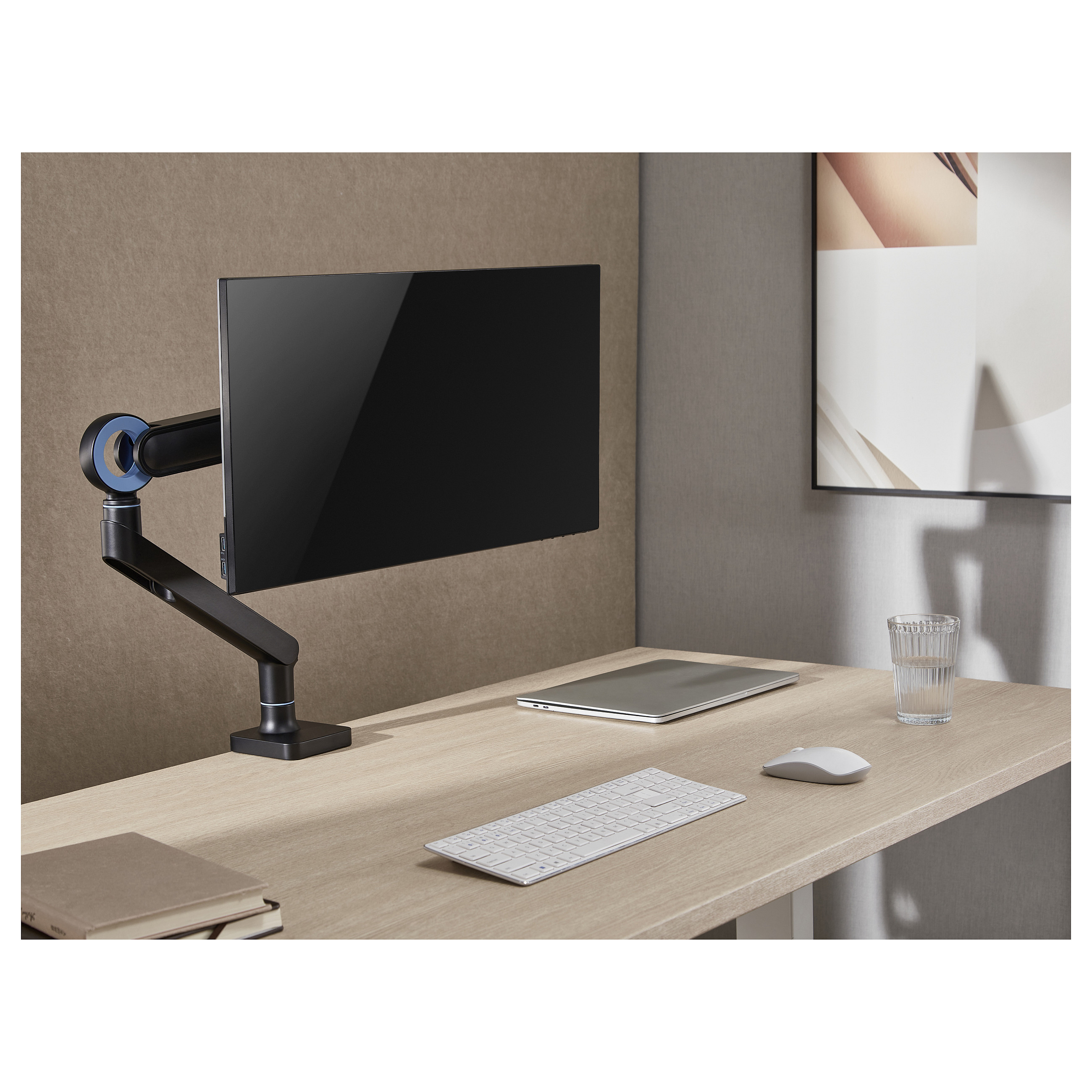 Stolni nosač za monitor EQUIP 650616, 17"-35", do 10.5kg, plinska opruga, crni-9