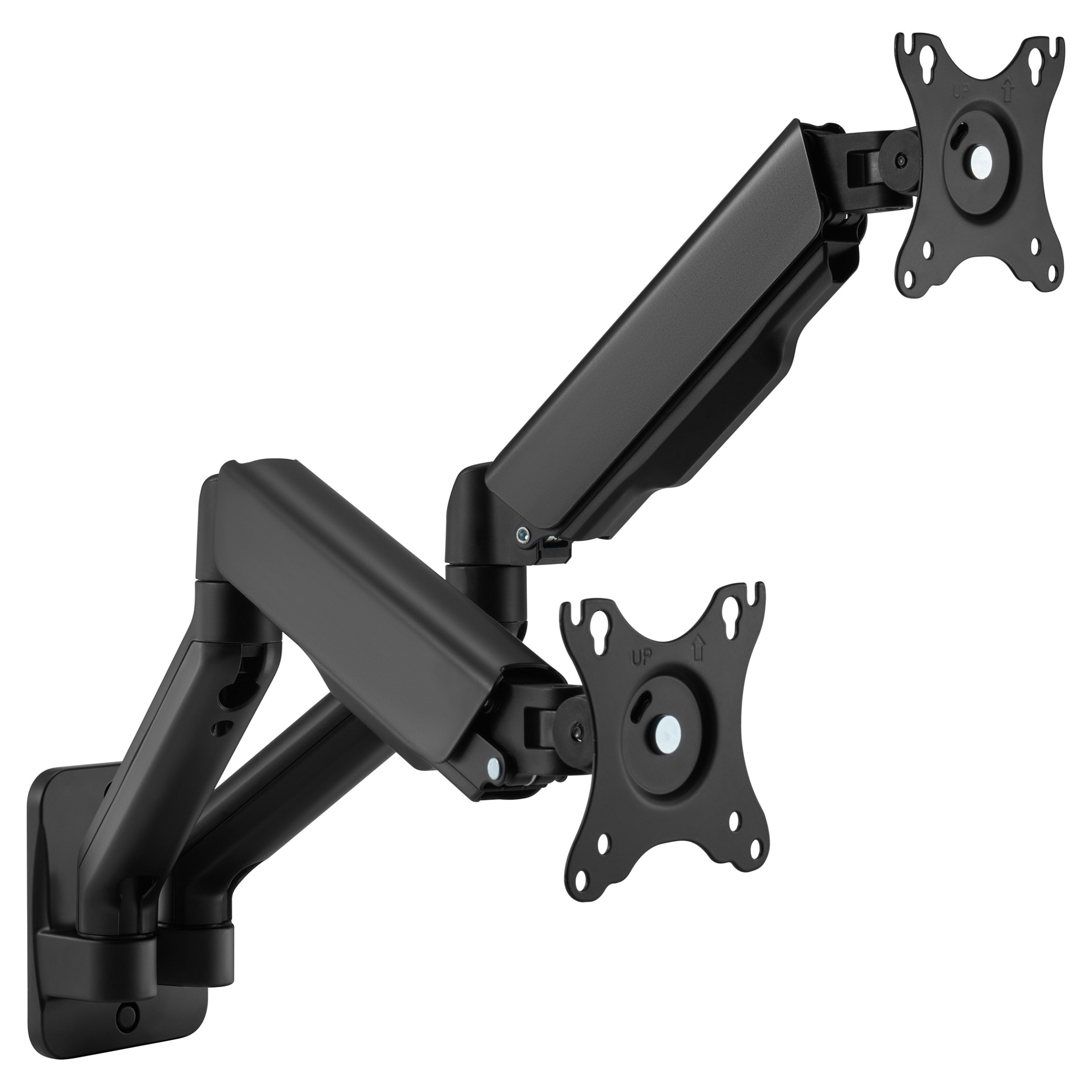 Zidni nosač za 2 monitora EQUIP 650615, 17" - 32", do 9 kg po monitoru, crni