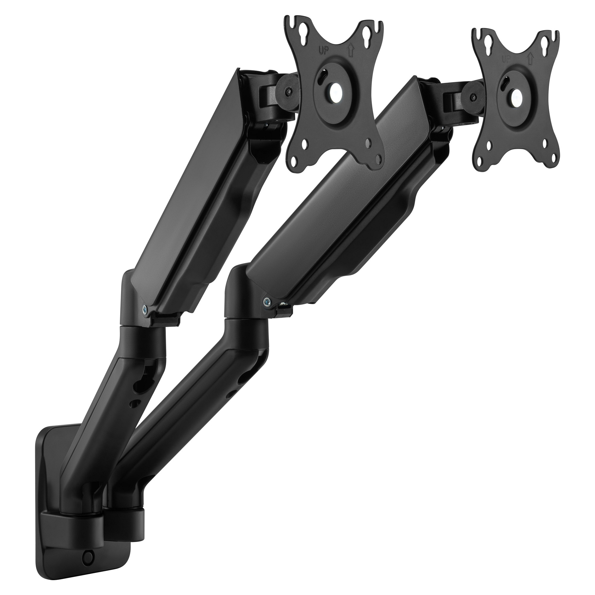 Zidni nosač za 2 monitora EQUIP 650615, 17" - 32", do 9 kg po monitoru, crni-1