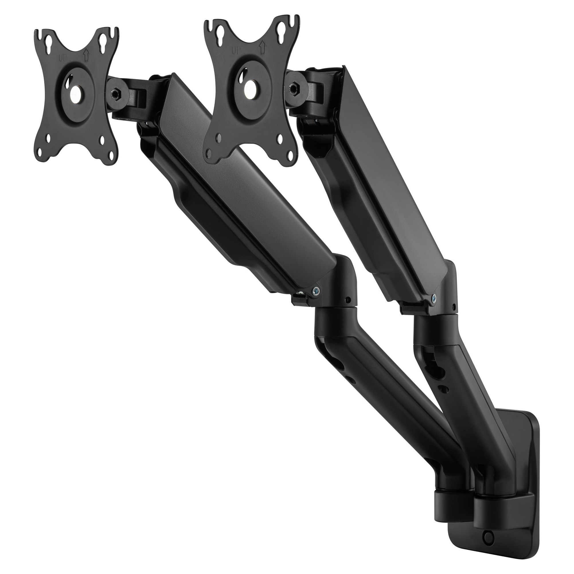 Zidni nosač za 2 monitora EQUIP 650615, 17" - 32", do 9 kg po monitoru, crni-5