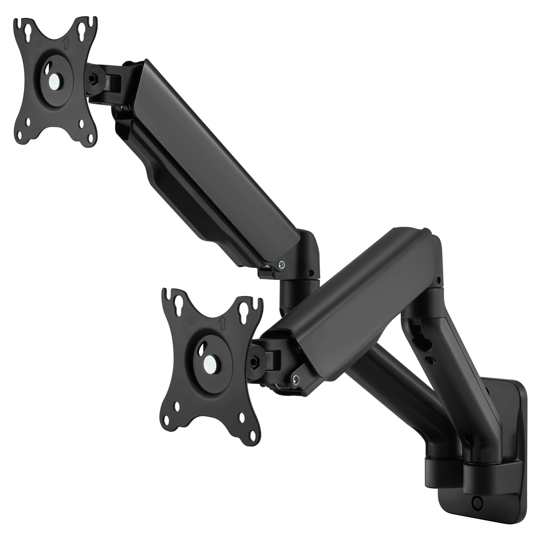 Zidni nosač za 2 monitora EQUIP 650615, 17" - 32", do 9 kg po monitoru, crni-6