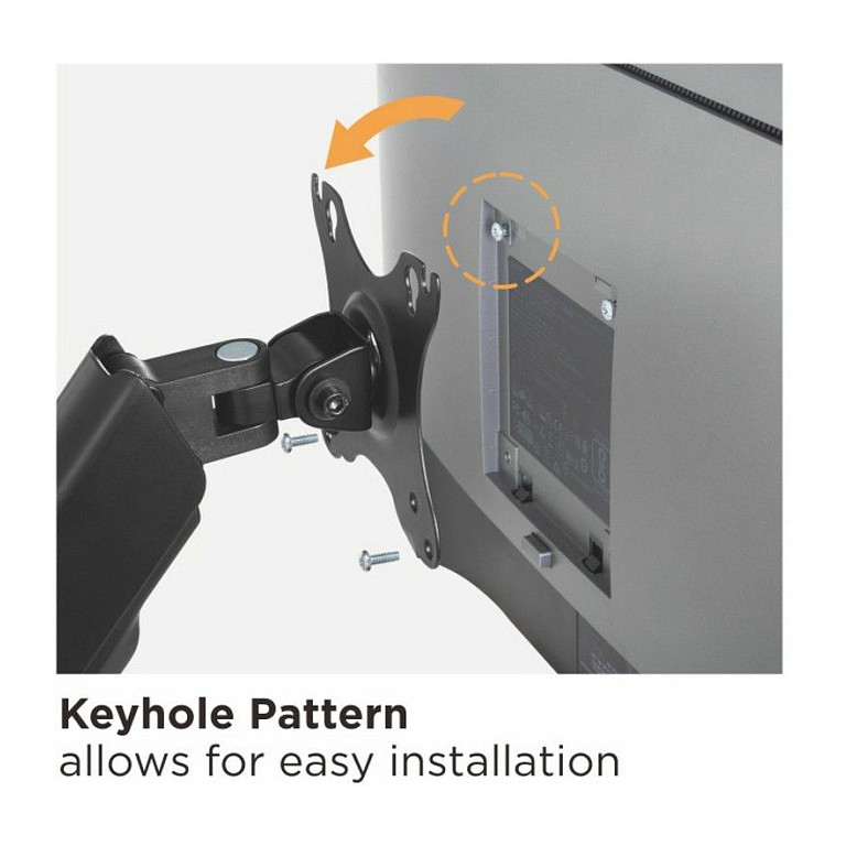 Zidni nosač za 2 monitora EQUIP 650615, 17" - 32", do 9 kg po monitoru, crni-11