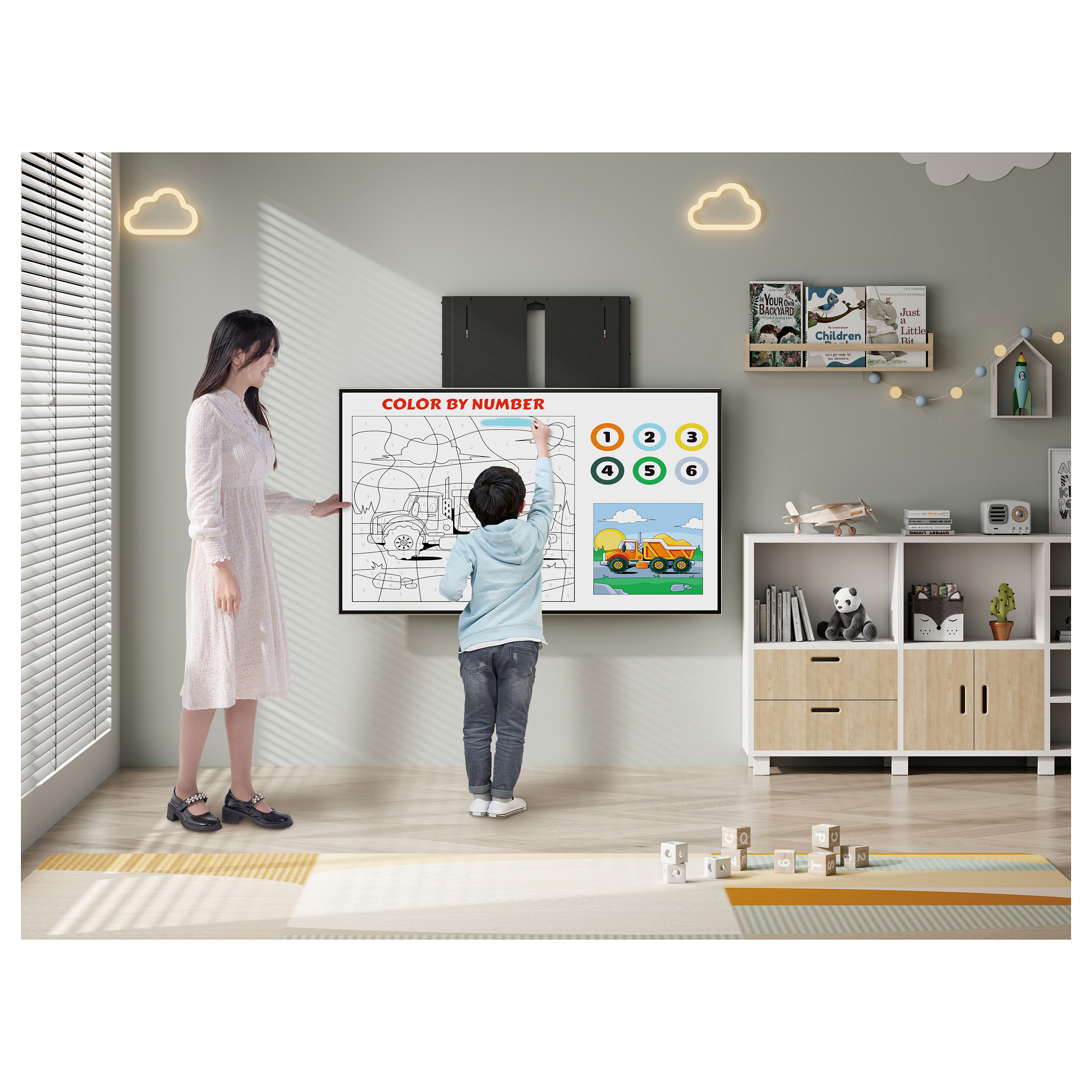 Zidni nosač za TV EQUIP 650333, 60"-100", do 90kg, nagibni-11