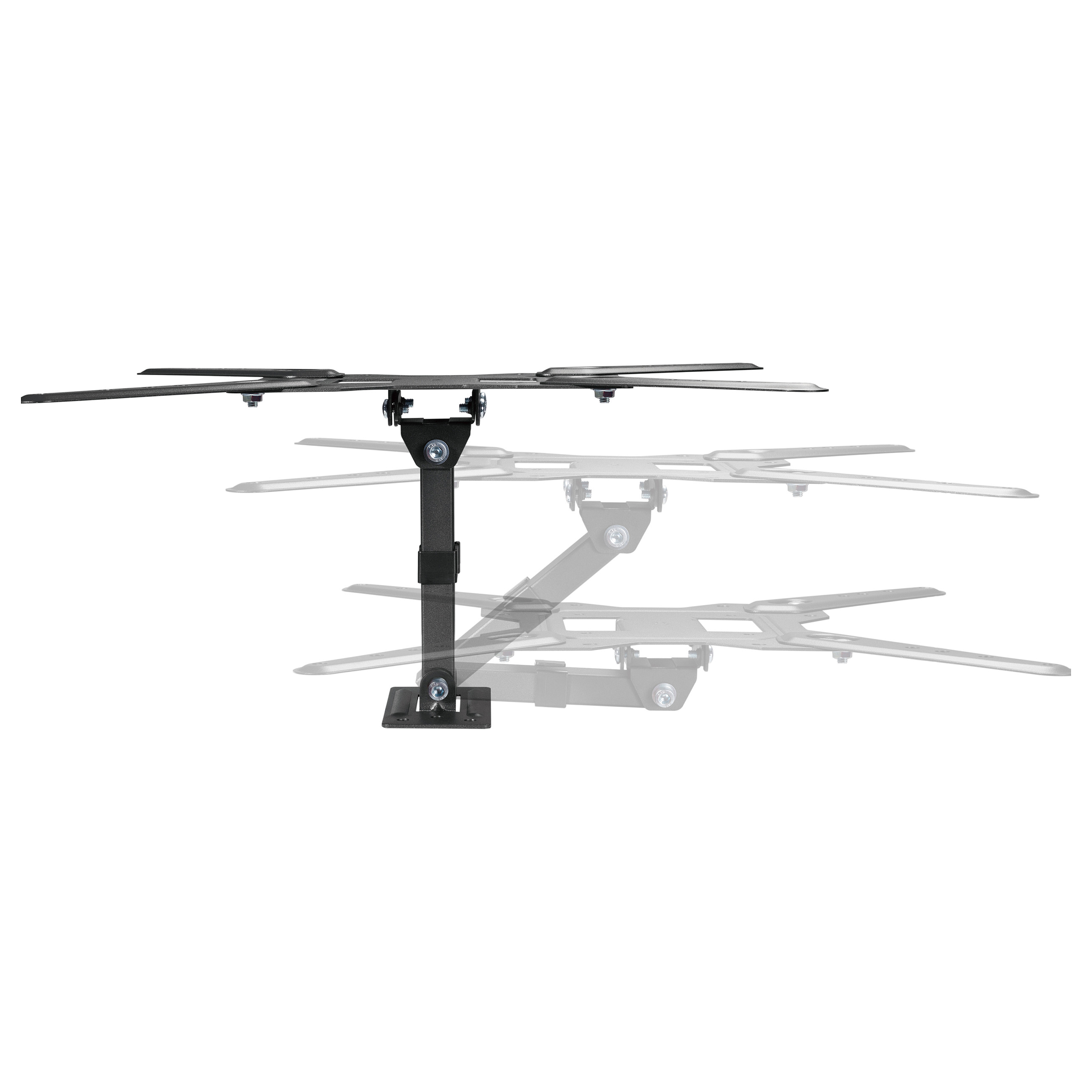 Equip Wandhalterung 23"-55"/1TFT V.bewegl. 1Gelenk 30Kg sw retail-3