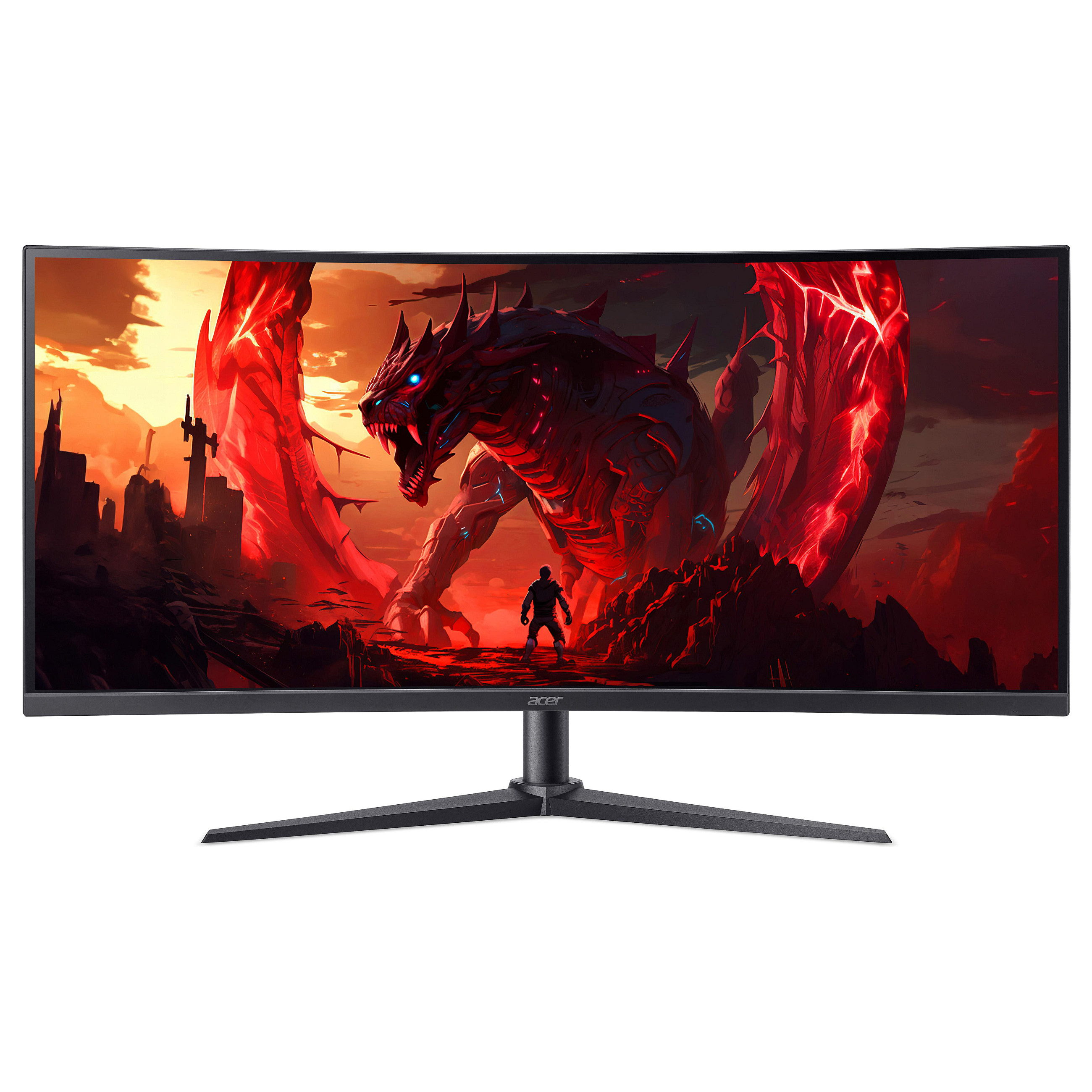 Monitor ACER Nitro XZ340CURW0b (34", UWQHD, VA, 165Hz, 1ms, Zakrivljeni)-0