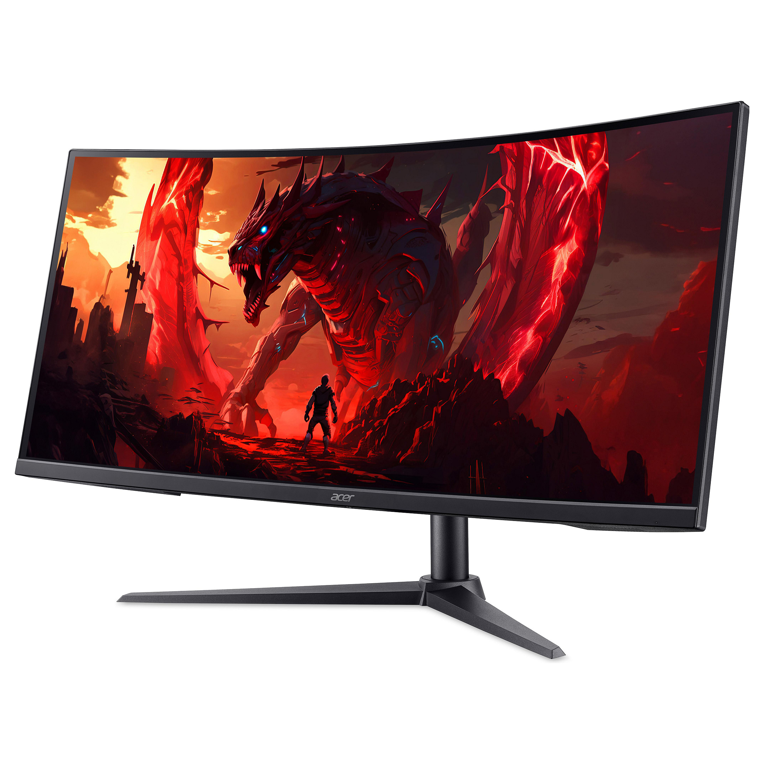 Monitor ACER Nitro XZ340CURW0b (34", UWQHD, VA, 165Hz, 1ms, Zakrivljeni)-2