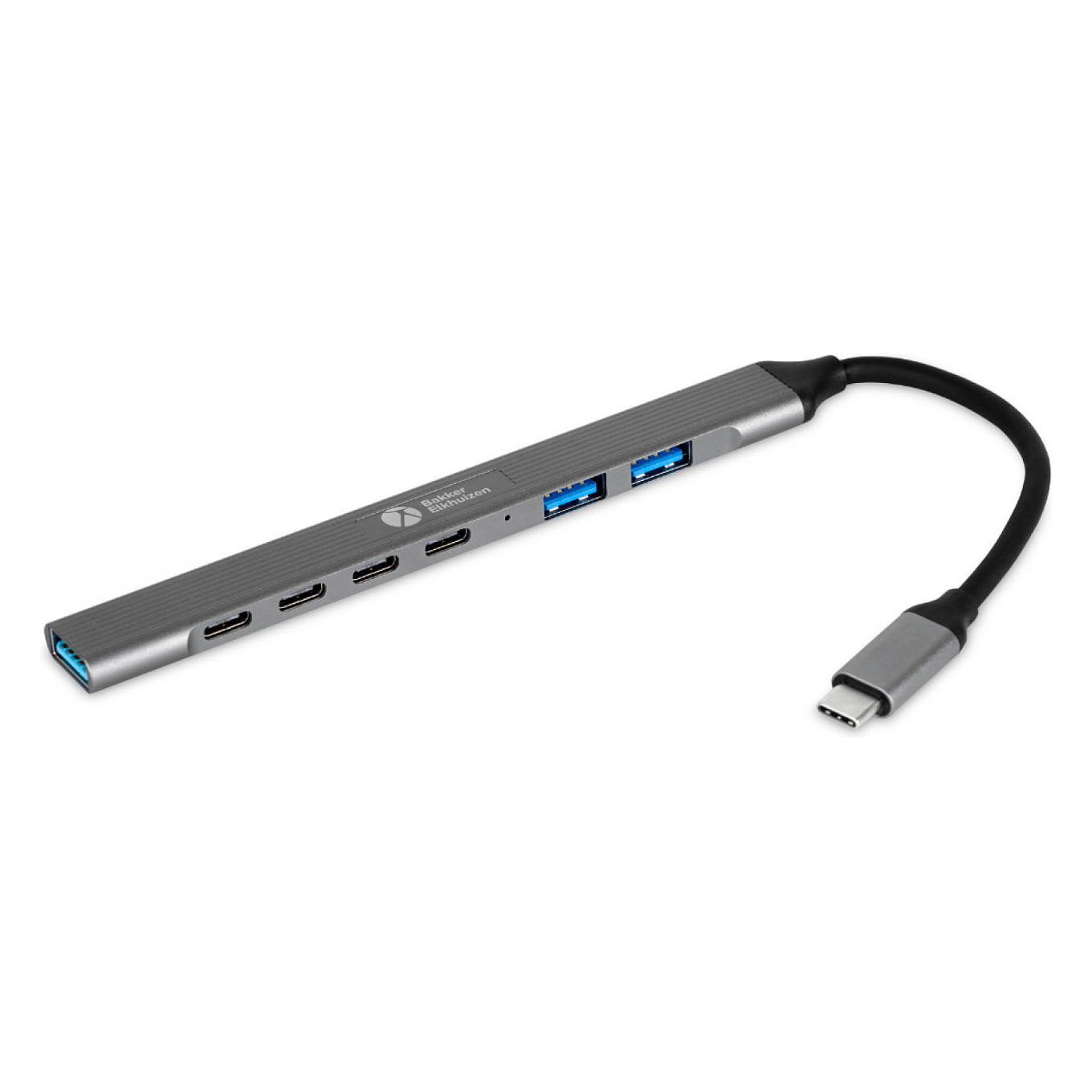 USB-C Hub BAKKERELKHUIZEN S-board 860 7-u-1 (3x USB-A, 4x USB-C)-0