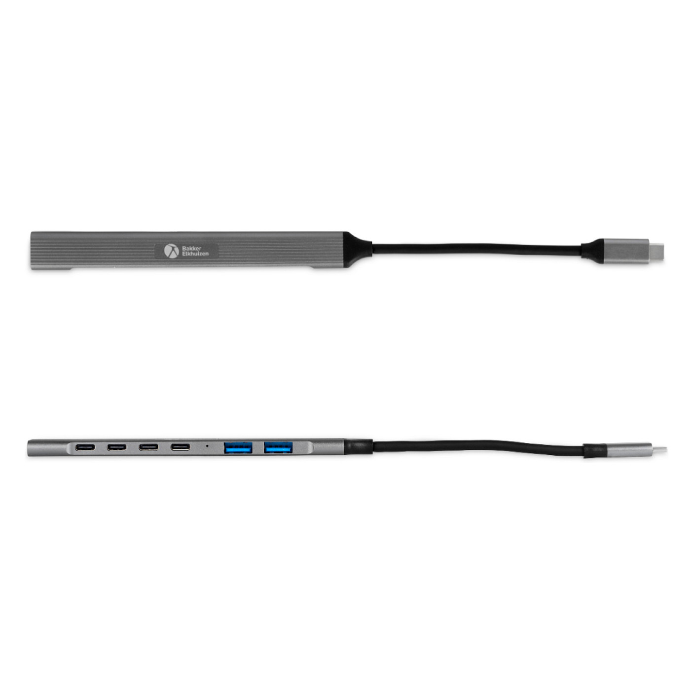 USB-C Hub BAKKERELKHUIZEN S-board 860 7-u-1 (3x USB-A, 4x USB-C)-1
