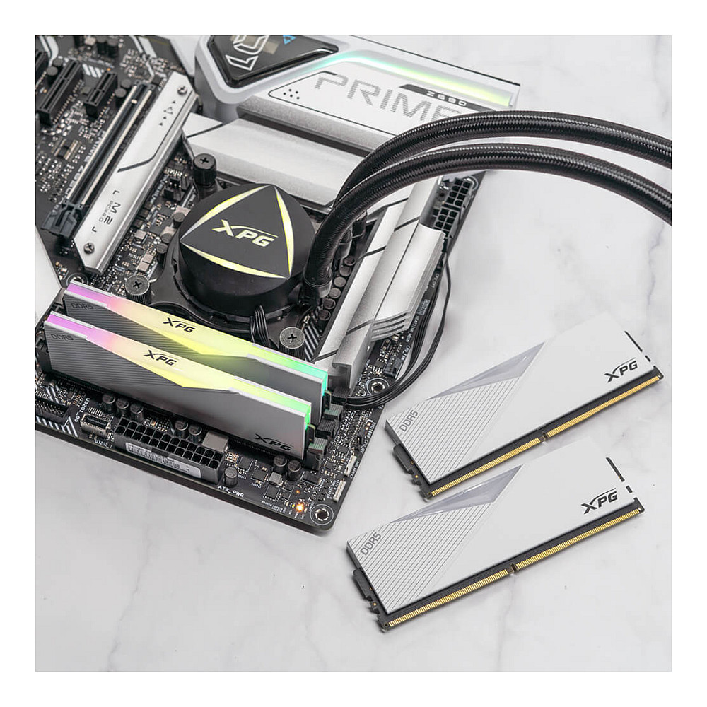 DDR5 RAM Memorija ADATA XPG LANCER RGB 64GB (2x32GB) 6000MHz CL30, bijela-7