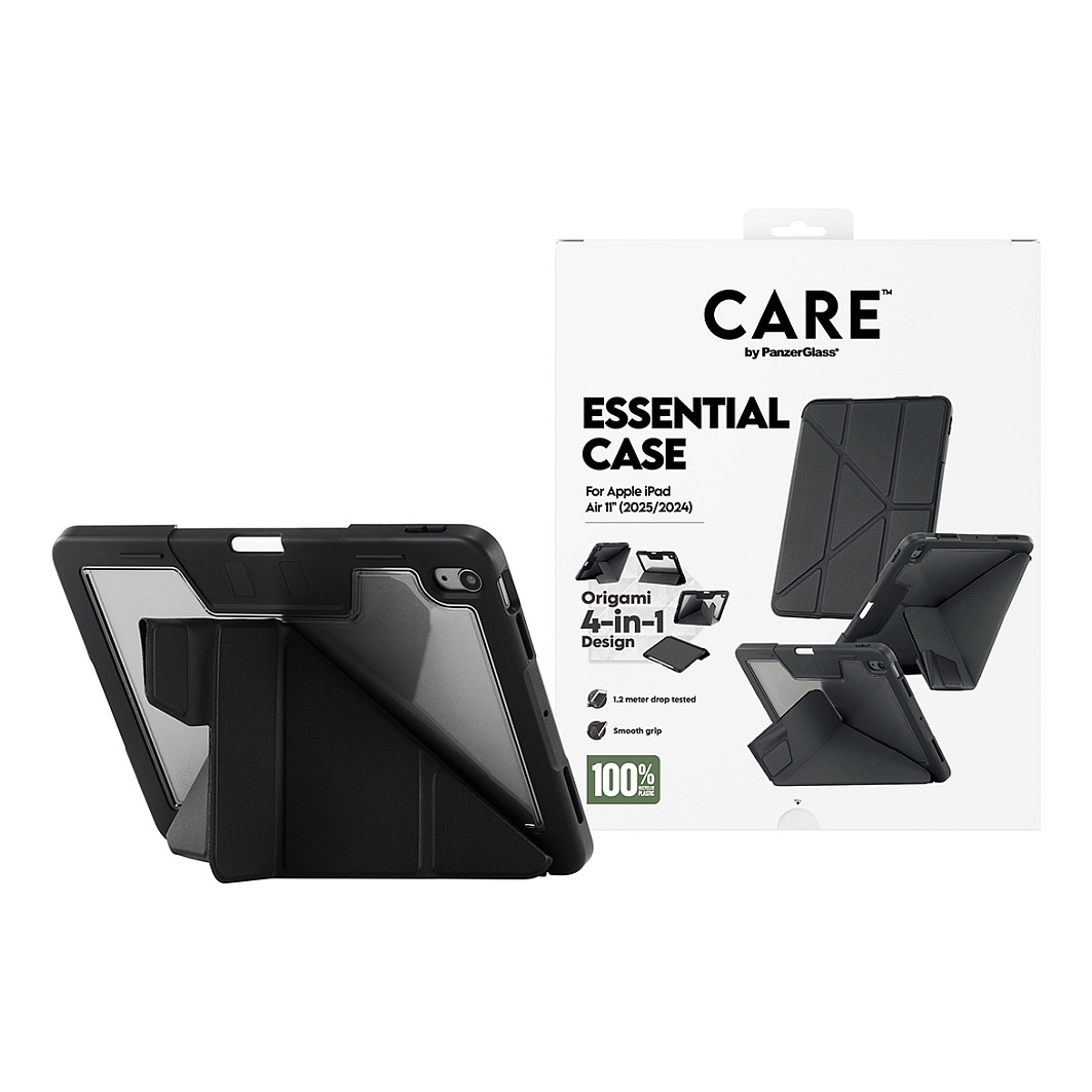 Zaštitna maska PANZER GLASS CARE TPU Essential Case za iPad Air 11" (2024), crna-1