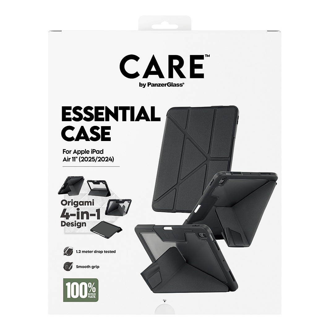 Zaštitna maska PANZER GLASS CARE TPU Essential Case za iPad Air 11" (2024), crna-2