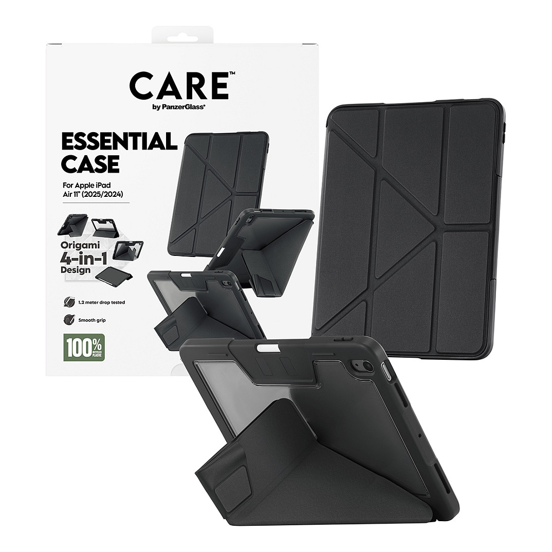 Zaštitna maska PANZER GLASS CARE TPU Essential Case za iPad Air 11" (2024), crna-4