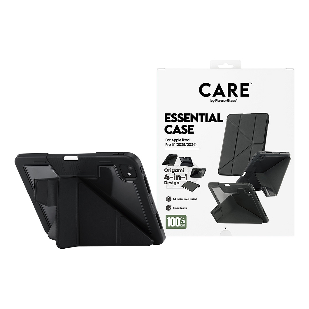 Zaštitna maska PANZERGLASS Care Essential Case za iPad Pro 11 (2024), crna-1
