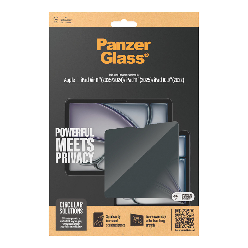 Zaštitno staklo PANZERGLASS Privacy za Apple iPad Air/Pro 11" i 10.9"-2