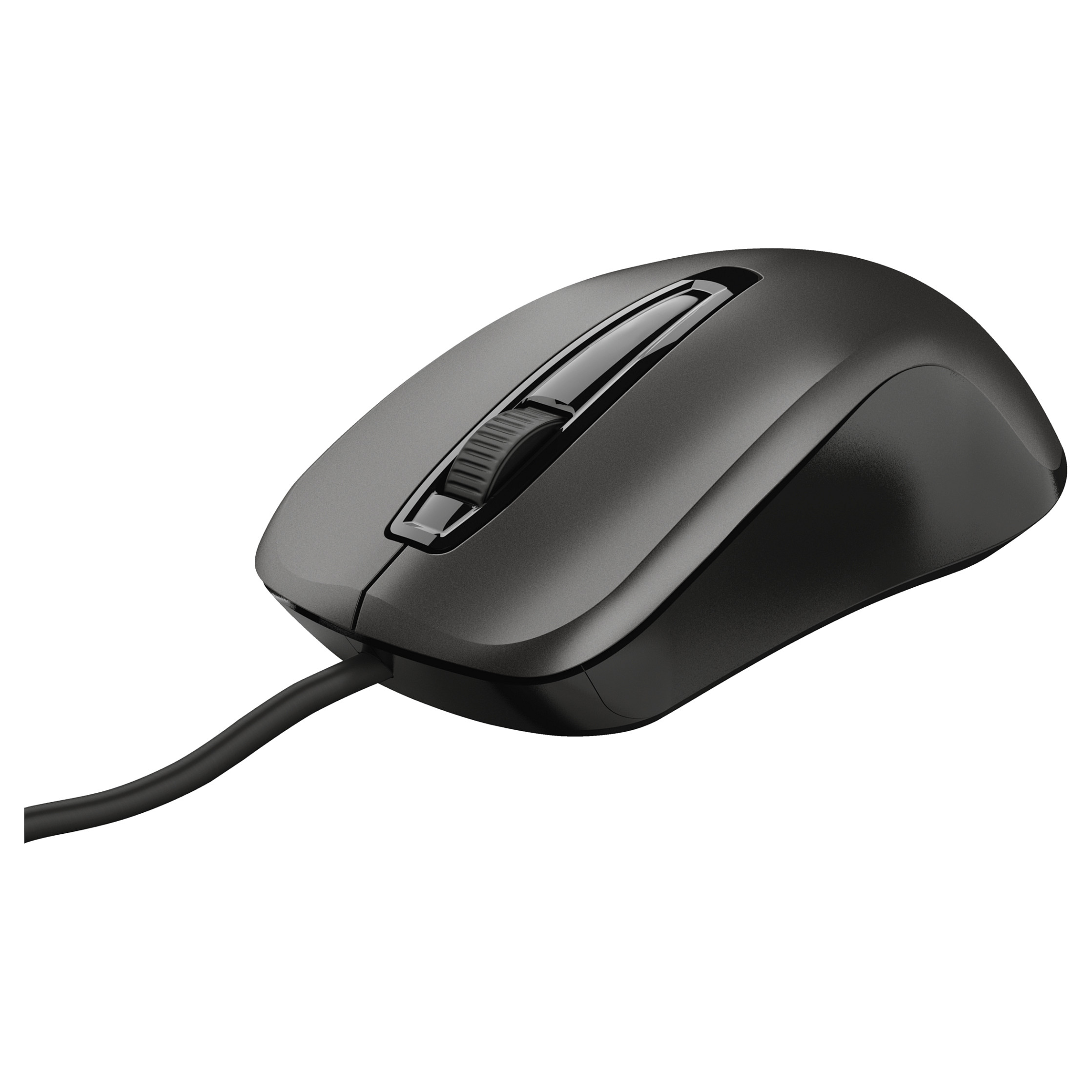 Miš TRUST Carve, žični, USB, crni-0